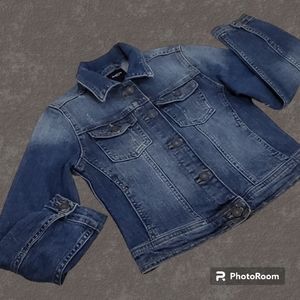 Gap Denim Blue Jacket Girls 8-9 Size Medium
